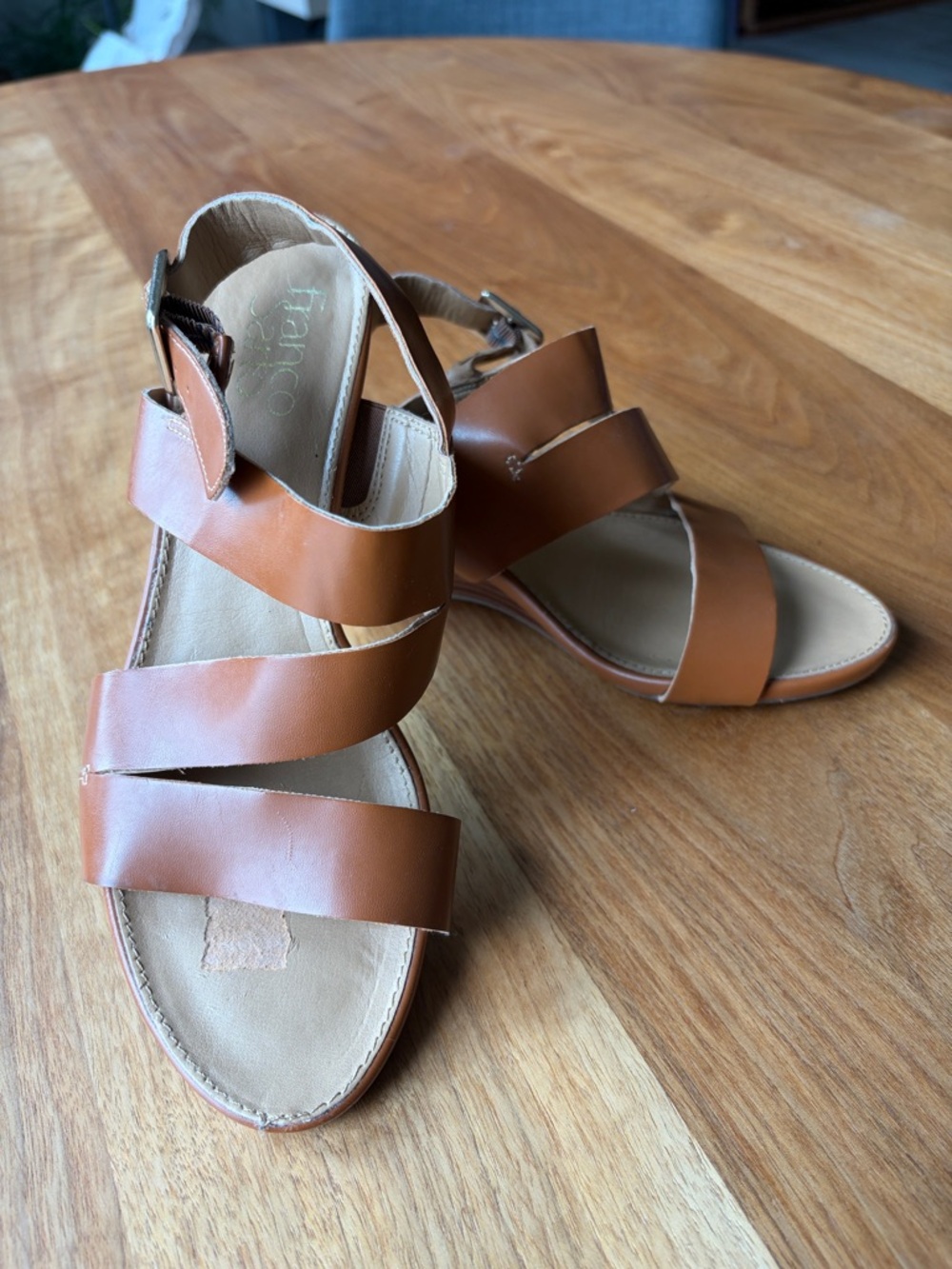 Franco Sarto Women's Brown Strappy Sandals
